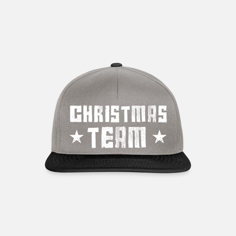 Christmas Team - Snapback Cap - Graphit/Schwarz