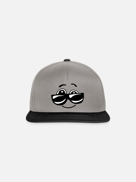 komisch - Snapback Cap - Graphit/Schwarz