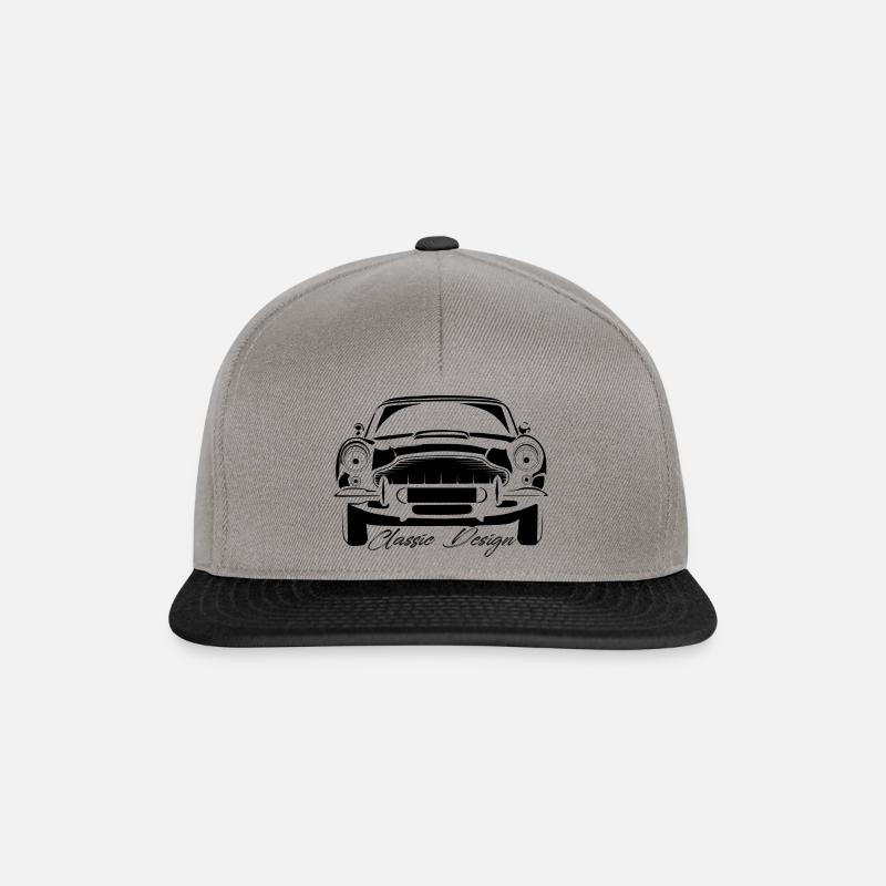 ENGLISCHES ROADSTER AUTO - SILHOUETTE - Snapback Cap - Graphit/Schwarz