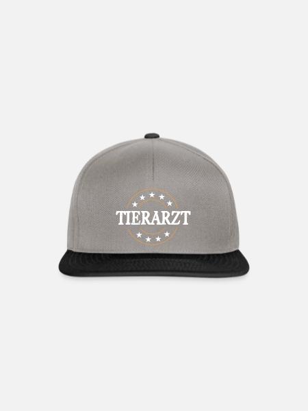 Tierarzt Beruf - Snapback Cap - Graphit/Schwarz