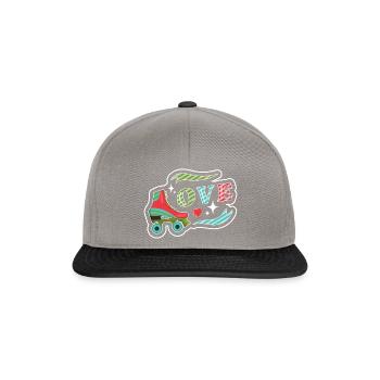 Roller Skating Inline Skating Inline Skates - Snapback Cap - graphite/black - Front