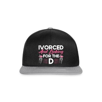 Dissolution of marriage Divorce Divorce Gift - Snapback Cap - black/grey - Front