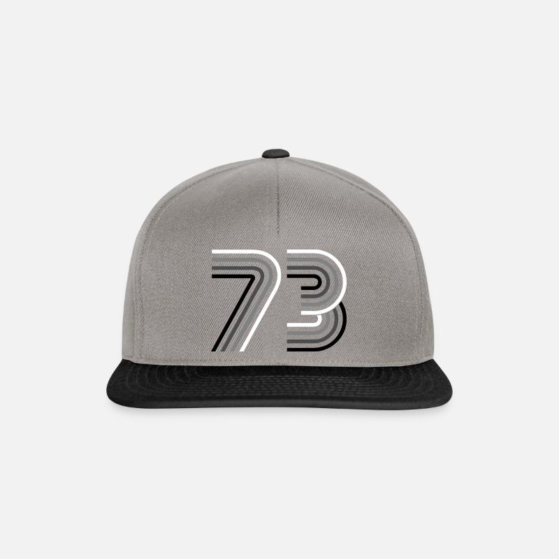 73 Original 1973 Geboren 1973 - Snapback Cap - Graphit/Schwarz