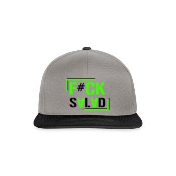 F#CK SALAD - Snapback Cap - Graphit/Schwarz - Vorne