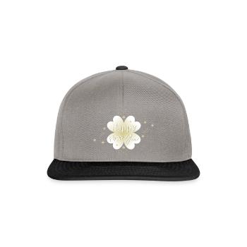 Nouvel an - Casquette snapback - gris graphite/noir - Devant