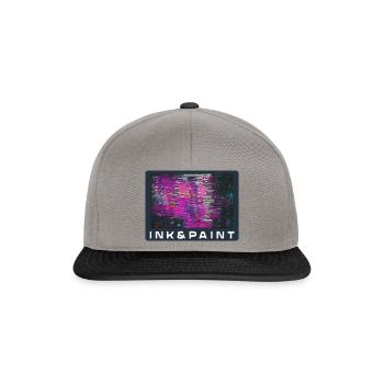 INK PAINT SINGLE ESPOSITION C - Snapback Cap - Graphit/Schwarz - Vorne