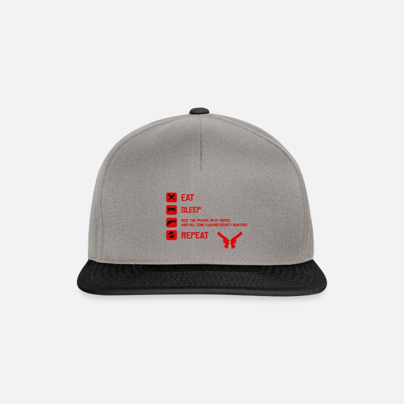 Eat Sleep Repeat RDD2 - Snapback Cap - graphite/black