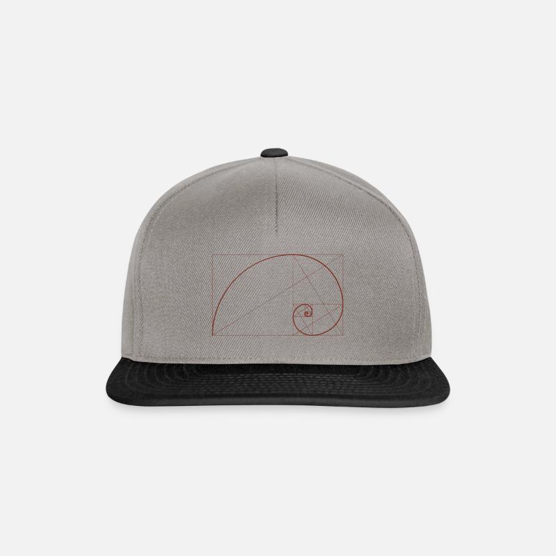 Fibonacci - Snapback Cap - Graphit/Schwarz