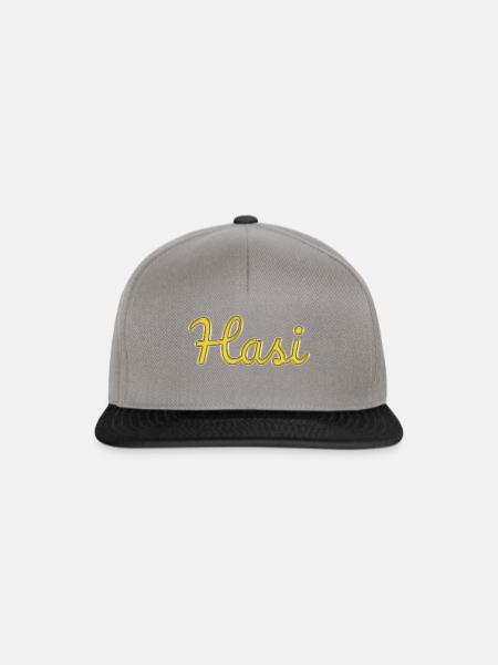 Hasi - Snapback Cap - Graphit/Schwarz