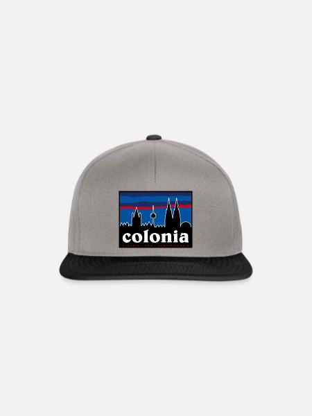 colonia - Snapback Cap - Graphit/Schwarz
