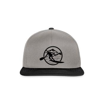 SUP Board And Paddle - Snapback Cap - Graphit/Schwarz - Vorne