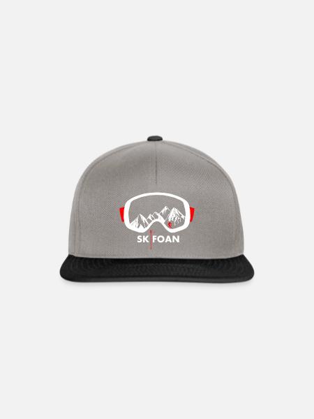 Skibrille Skifoan - Snapback Cap - Graphit/Schwarz