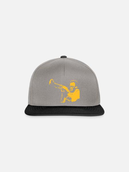 Meilen Davis - Snapback Cap - Graphit/Schwarz