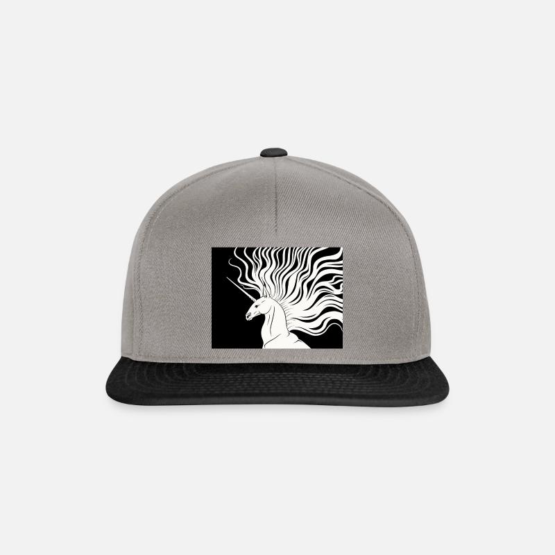 Einhorn - Snapback Cap - Graphit/Schwarz