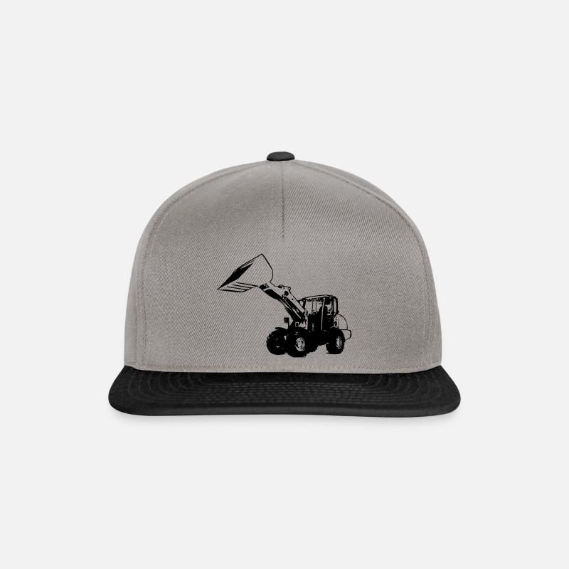 Radlader - Snapback Cap - Graphit/Schwarz