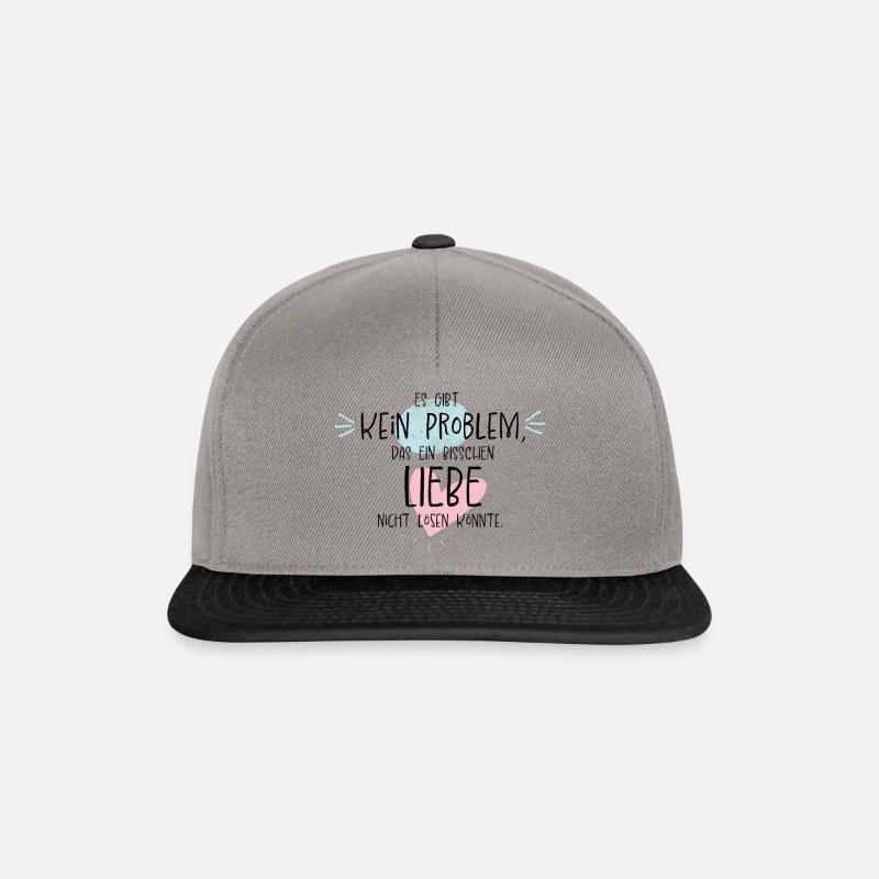 nr3 - Snapback Cap - Graphit/Schwarz