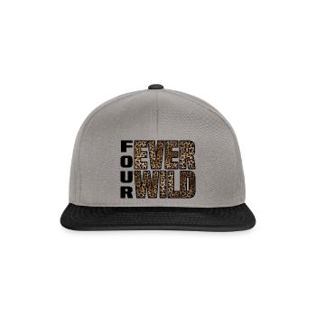 Four Ever Wild 30 - Snapback Cap - Graphit/Schwarz - Vorne
