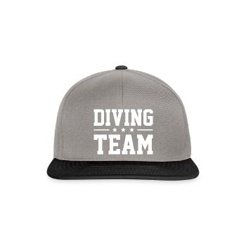 Diving Team - Snapback Cap - graphite/black - Front