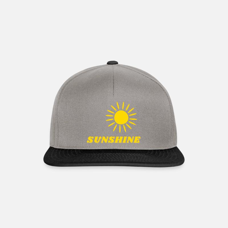 SUNSHINE - Snapback Cap - Graphit/Schwarz