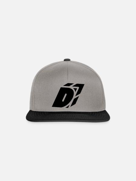 Abstract D Brief - Snapback Cap - Graphit/Schwarz