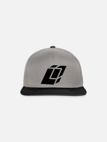 Abstract L-Brief - Snapback Cap - Graphit/Schwarz