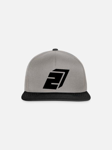 Abstract Nummer 2 - Snapback Cap - Graphit/Schwarz