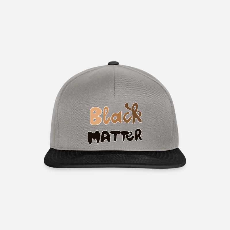 Black lives Matter - Snapback Cap - Graphit/Schwarz