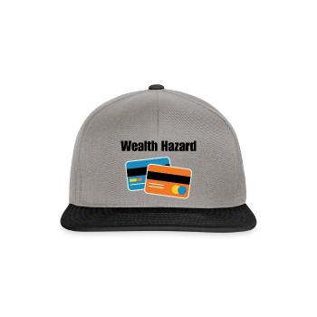 Wealth - Snapback Cap - graphite/black - Front