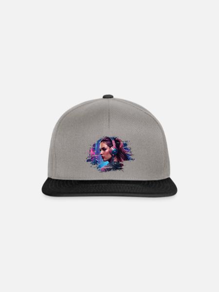 D-JANE - Snapback Cap - Graphit/Schwarz