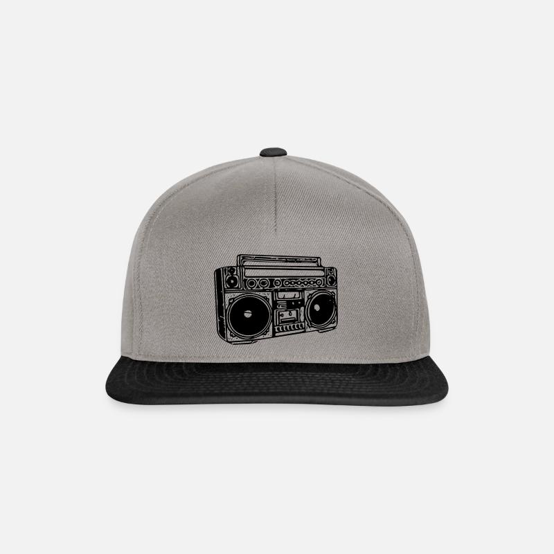 Boombox - Snapback Cap - Graphit/Schwarz