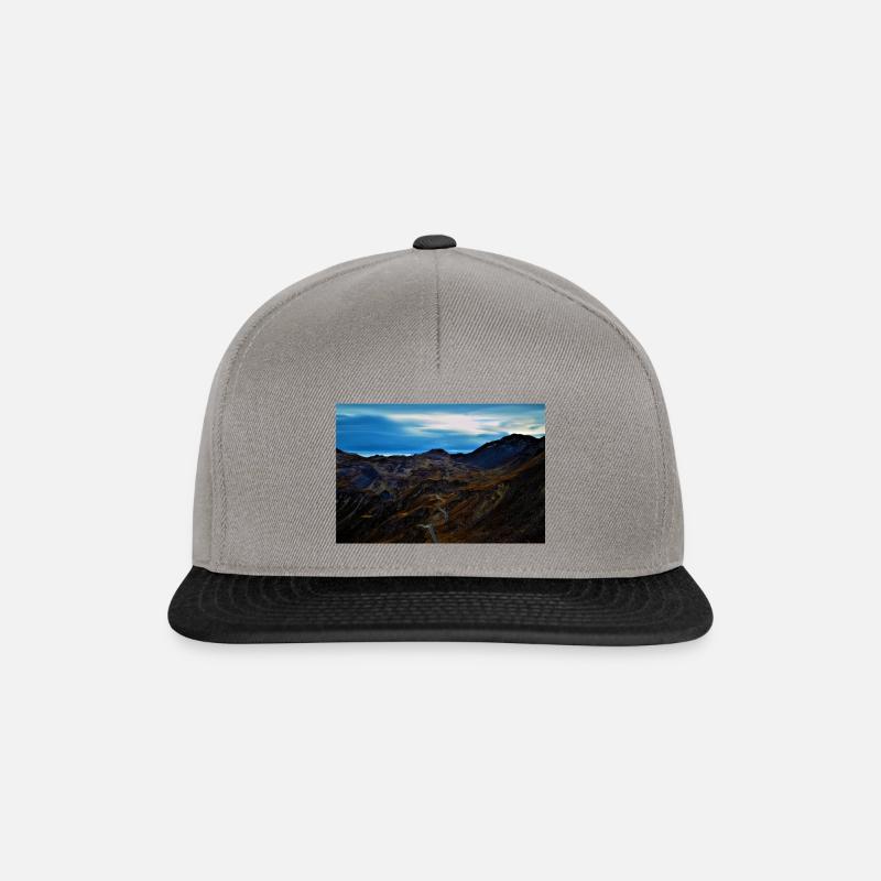 Alpen - Snapback Cap - Graphit/Schwarz