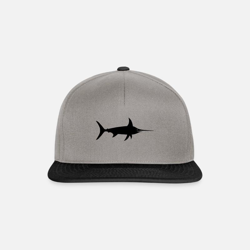 Schwertfisch - Snapback Cap - Graphit/Schwarz