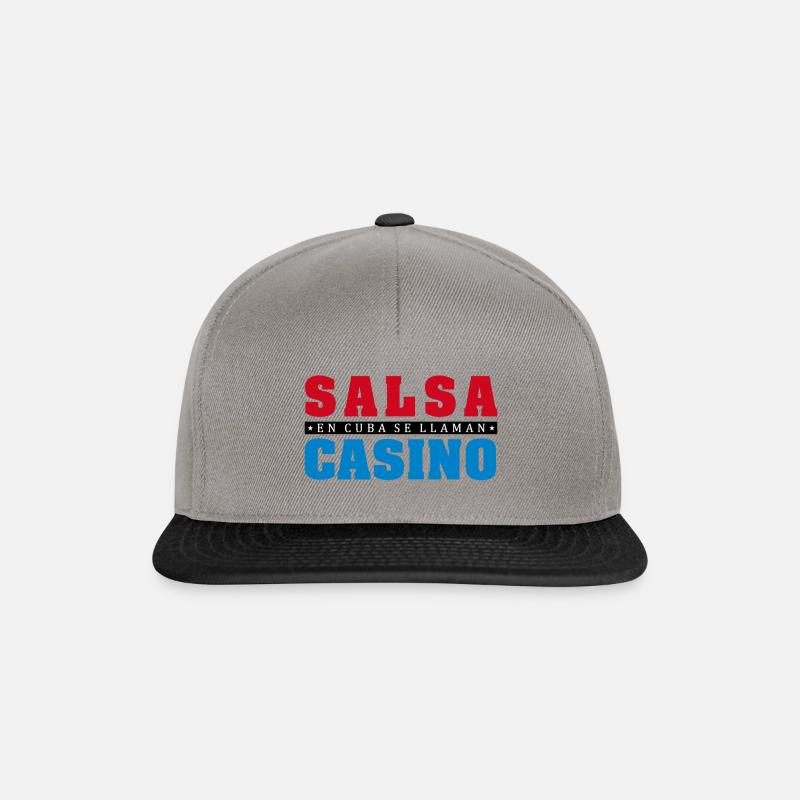 casino - Snapback Cap - Graphit/Schwarz