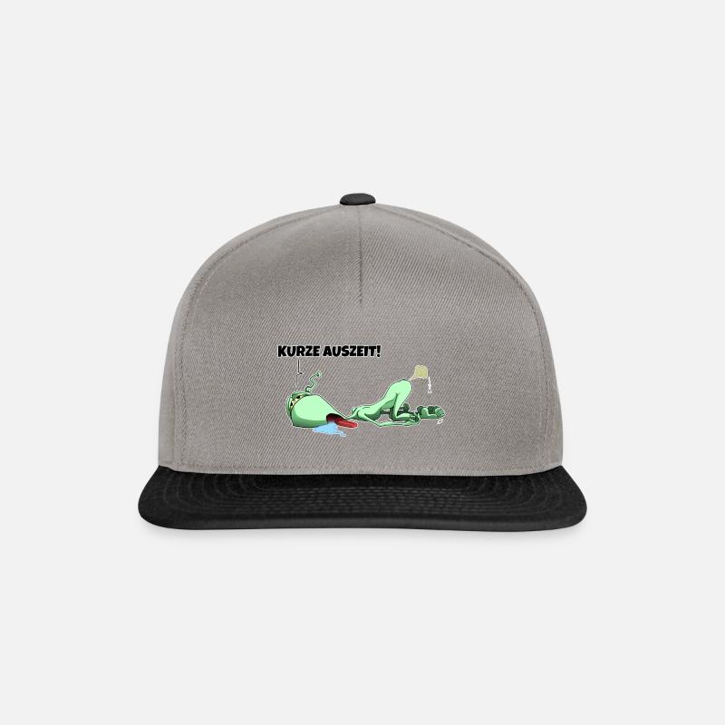 Alien Auszeit - Snapback Cap - Graphit/Schwarz