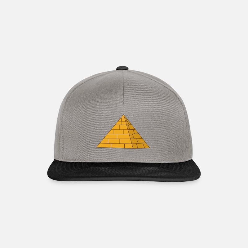 Pyramide - Snapback Cap - Graphit/Schwarz