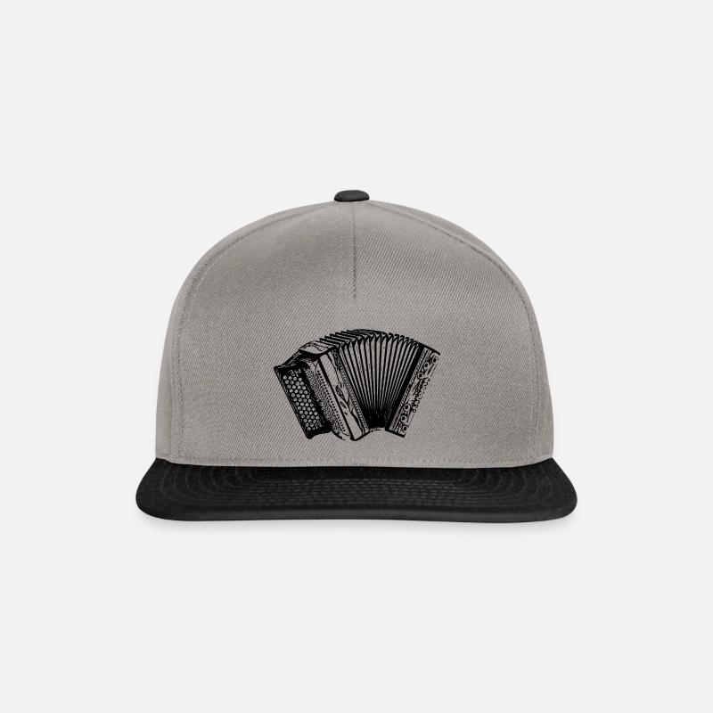 Steirische Harmonika - Snapback Cap - Graphit/Schwarz
