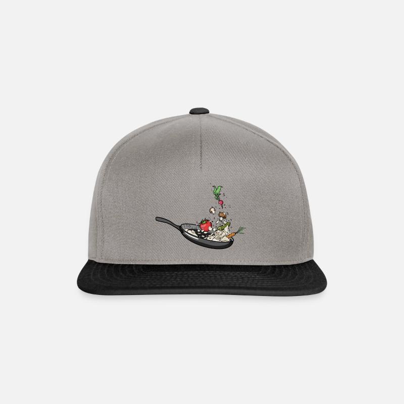 Gemüsepfanne - Snapback Cap - Graphit/Schwarz