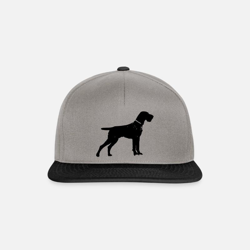 Deutsch Drahthaar - Snapback Cap - Graphit/Schwarz