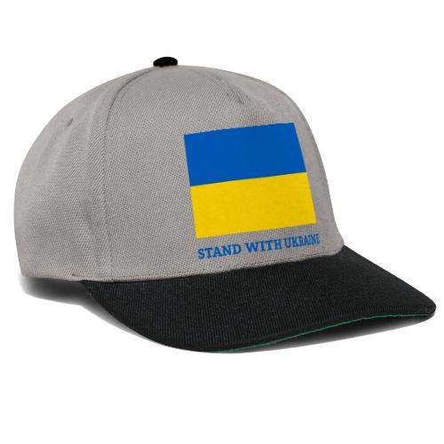Stand with Ukraine Flagge Support & Solidarität - Snapback Cap