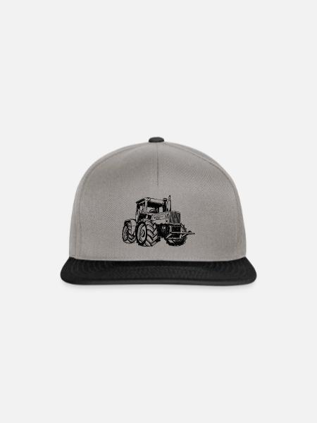 Unimog - Oldtimer - Offroad - MB Trac - Snapback Cap - Graphit/Schwarz