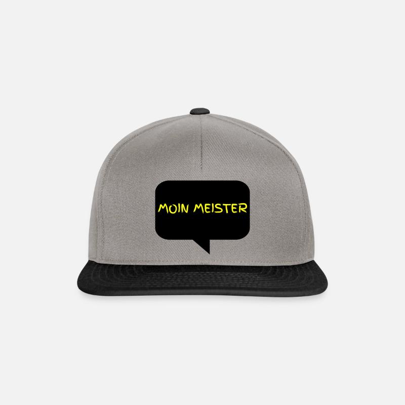 MOIN MEISTER - Snapback Cap - Graphit/Schwarz