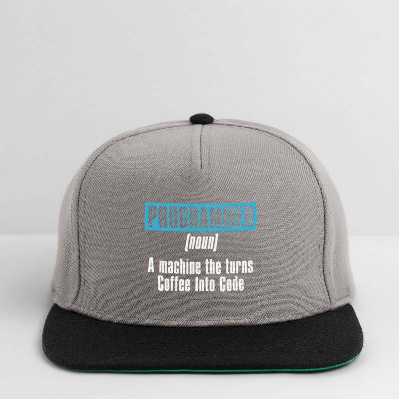 Programmierer Coder Software Entwickler Snapback Cap