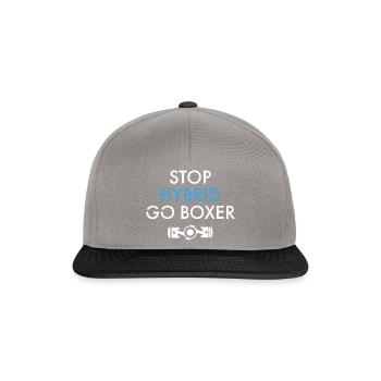 Stop Hybrid Go Boxer Motor - Snapback Cap - Graphit/Schwarz - Vorne