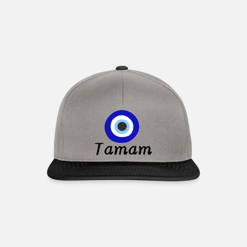 Tamam - Snapback Cap - Graphit/Schwarz