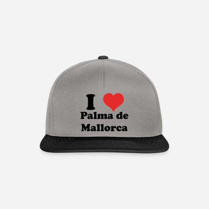 i love Palma de Mallorca - Snapback Cap - graphite/black