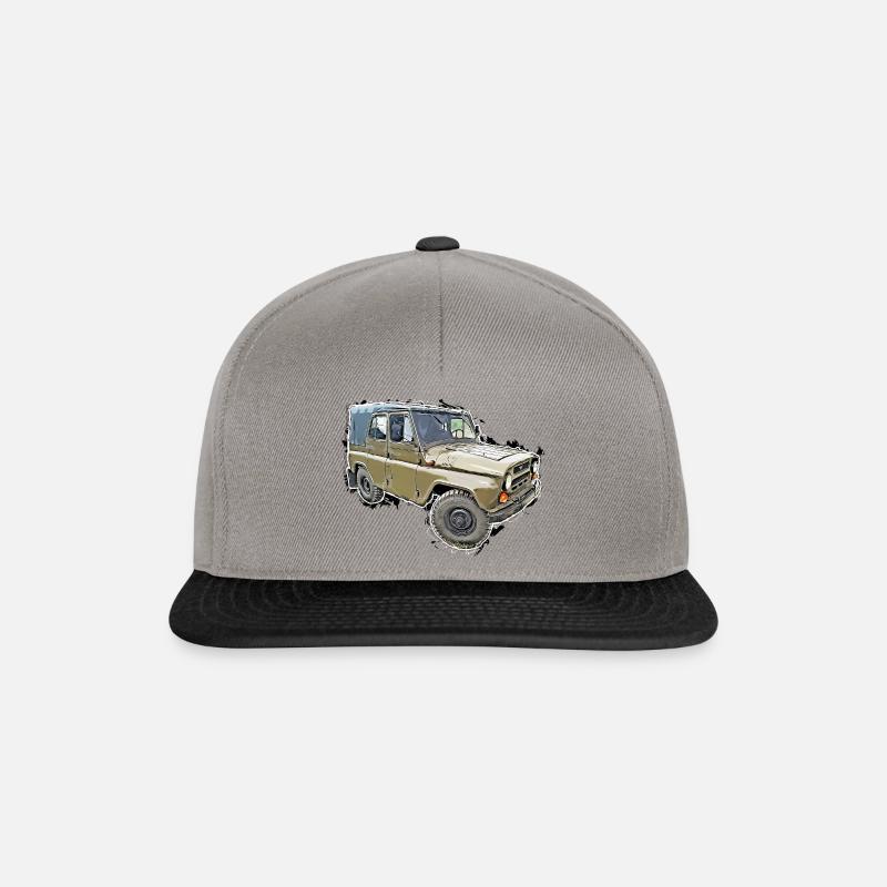 UAZ 469 - Snapback Cap - Graphit/Schwarz