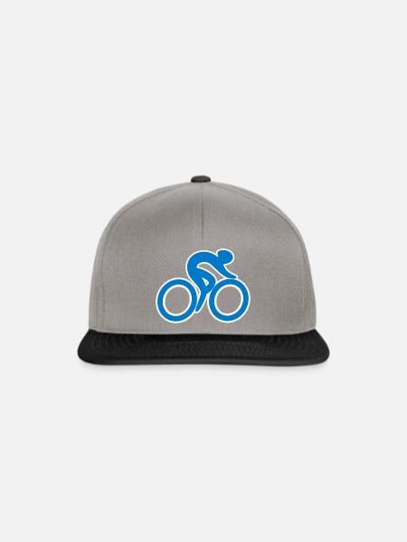 Ich bin Rennradfahrer - Snapback Cap - Graphit/Schwarz