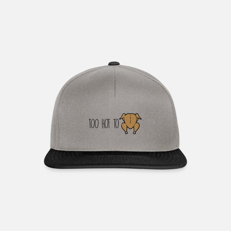 troppo caldo per hendl - Snapback Cap - grigio grafite/nero