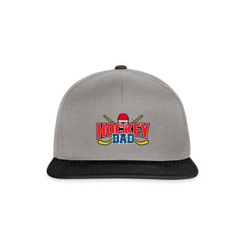 Cadeau pour le père - Casquette snapback - gris graphite/noir - Devant