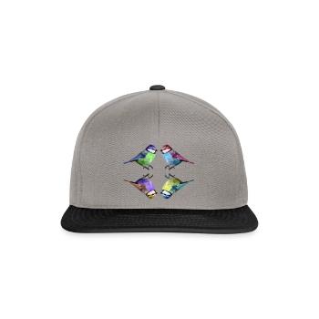 Vier Meisen - Snapback Cap - Graphit/Schwarz - Vorne